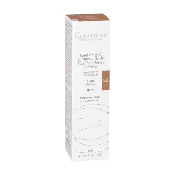 Fond de teint correcteur fluide Doré - 30ml
