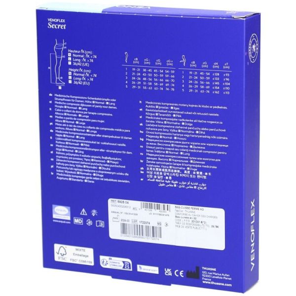 Venoflex Secret Bas de contention - Beige doré Taille 2N
