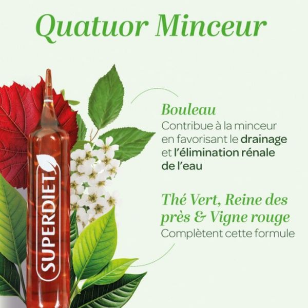 Quatuor Minceur Bio - 20 ampoules
