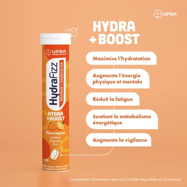 Hydrafizz Hydra Boost - 16 comprimés