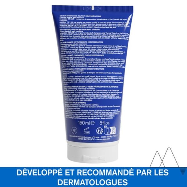 Shampoings & soins capillaires DS HAIR - Shampooing Traitant Kératoréducteur - 150 mL