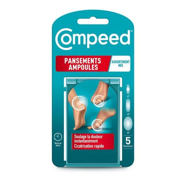 Assortiment Pansements Ampoules - 5 pansements