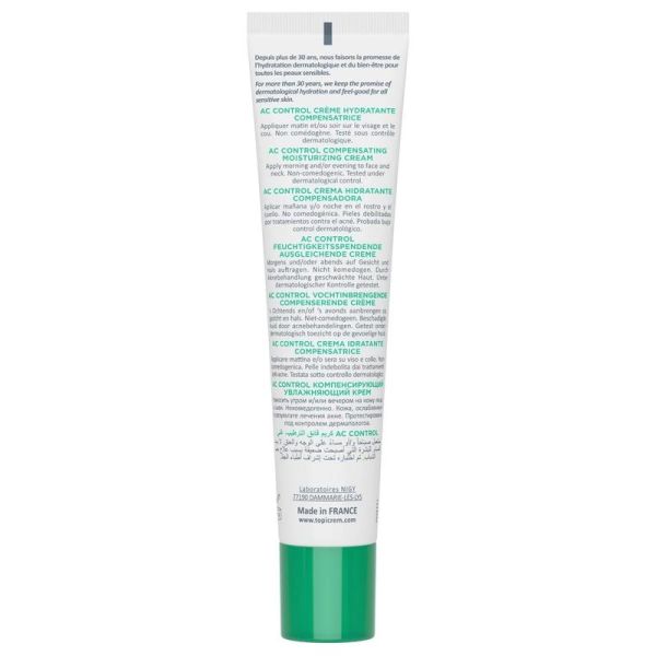 Crème hydratante compensatrice AC CONTROL - 40 ml
