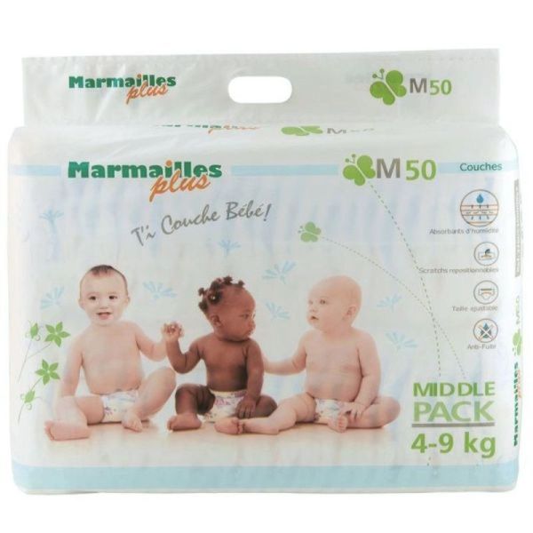 Marmailles Plus Couches taille M - 20 unités
