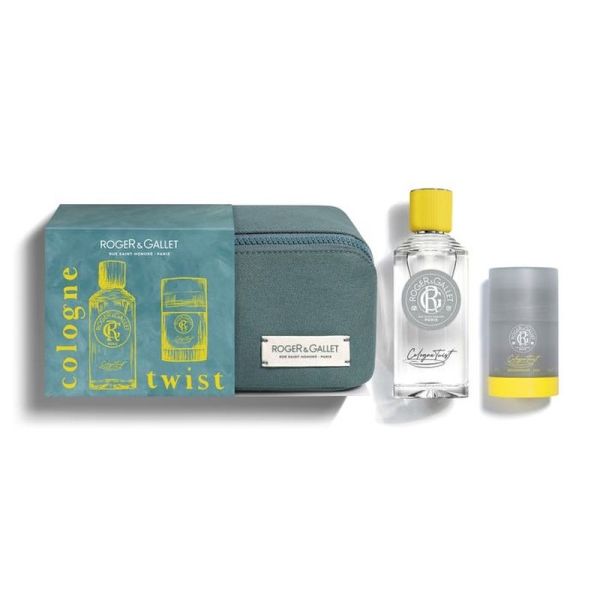 Coffret Noël 2025 Twist Eau de Cologne + Déodorant - Eau de Cologne 100 ml, Déodorant Stick 50 g