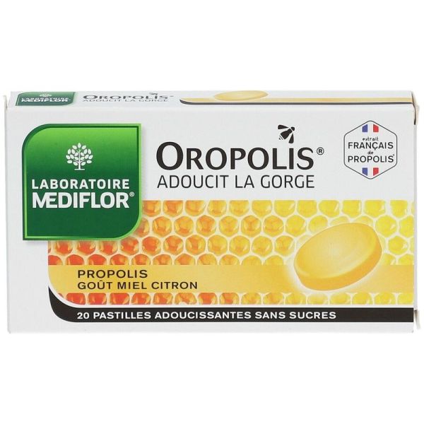 Oropolis Miel Citron - 20 pastilles