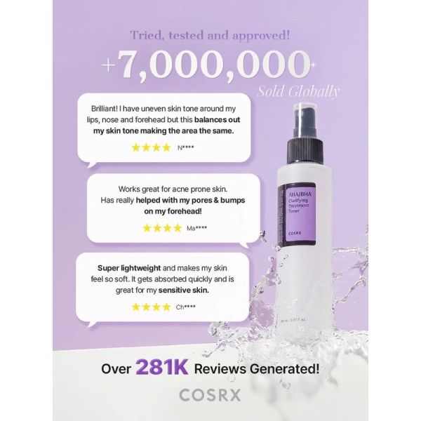 AHA/BHA Clarifying Treatment Toner - 150 ml