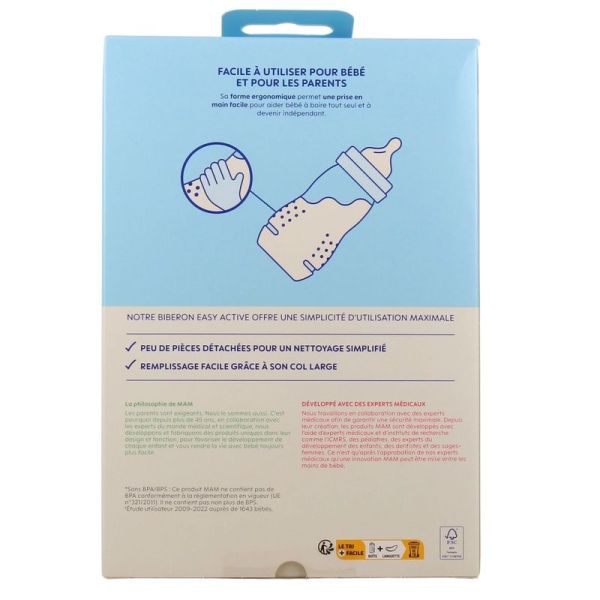 Easy Active - 2 biberons 330 ml 6 mois et +