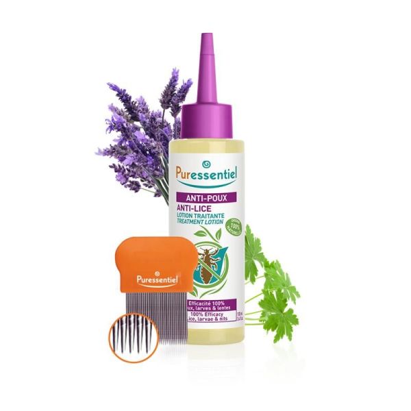 Anti-poux Lotion Traitante Anti-Poux avec peigne - 100 ml