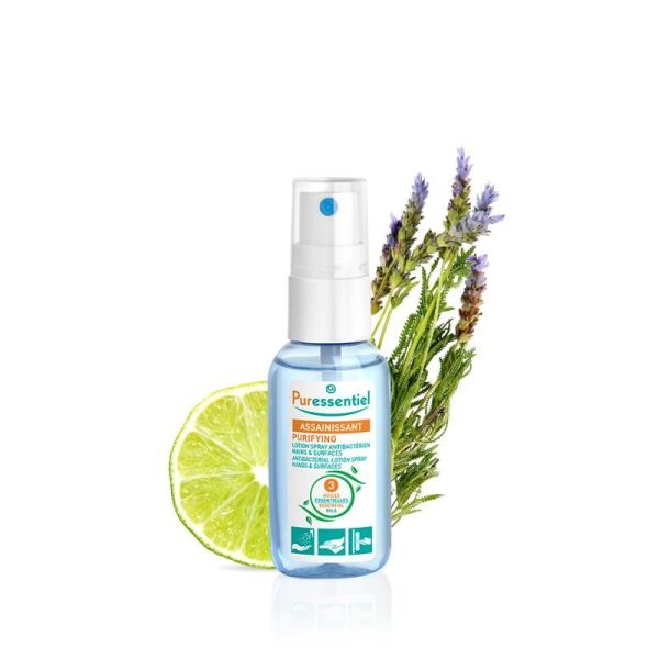Assainissant Lotion Spray Antibactérien - 80 ml