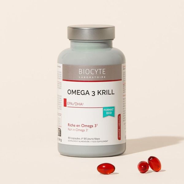 OMEGA 3 KRILL - Pilulier de 90 gélules