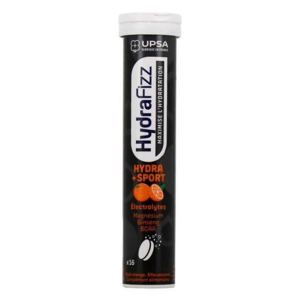 HydraFizz Hydra Sans Sucre goût citron - 16 comprimés effervescents