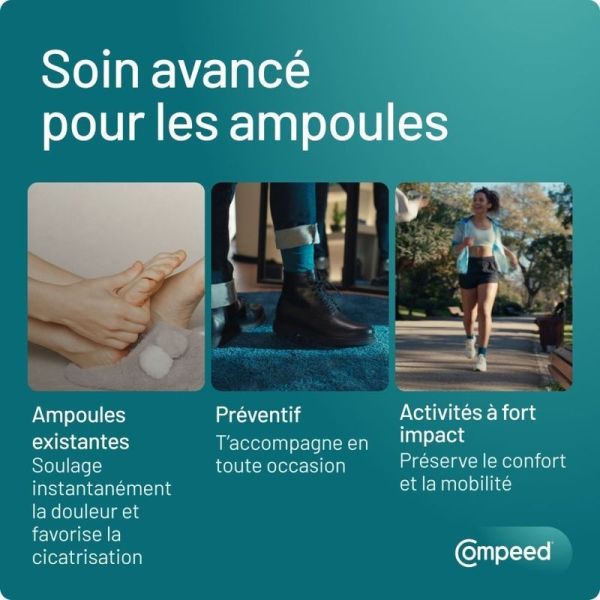 Pansement ampoule orteils - 8 pansements
