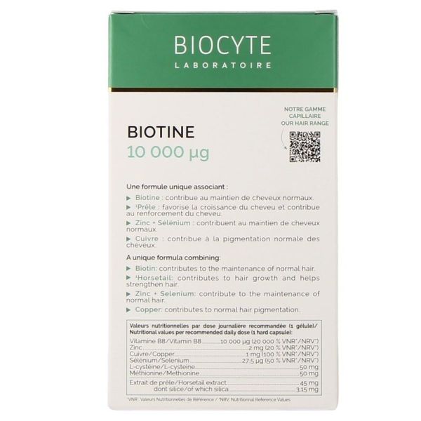 Biocyte Biotine Force et Croissance