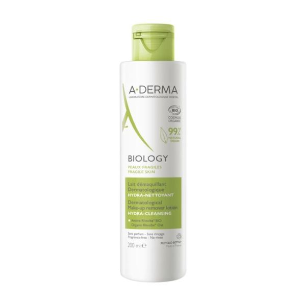 BIOLOGY Lait démaquillant dermatologique hydra-nettoyant - 200ml