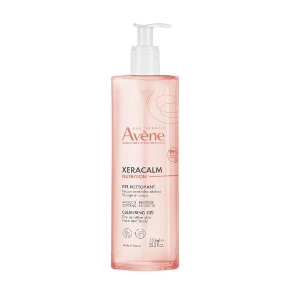 XERACALM NUTRITION Gel nettoyant - 750ml