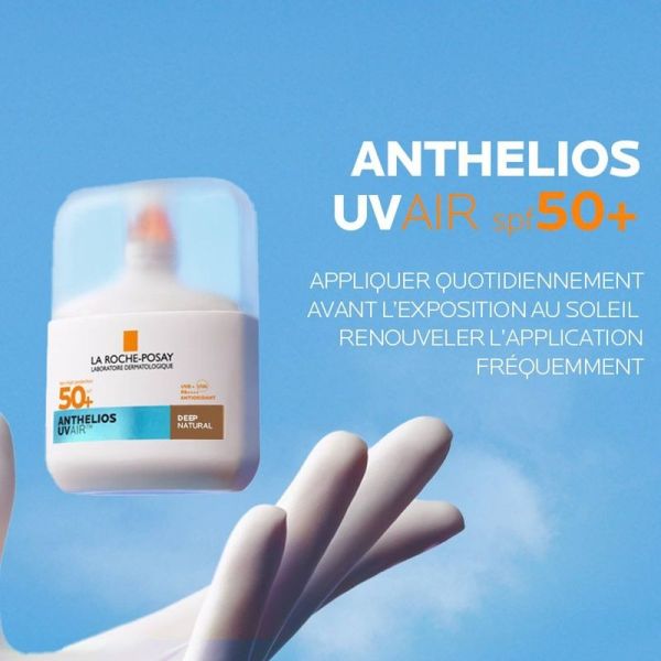 ANTHELIOS UVAIR - SPF50+ Sérum Solaire Visage - Teinte Foncée