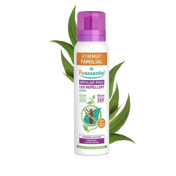 Anti-poux Spray Répulsif Poux - 75 ml