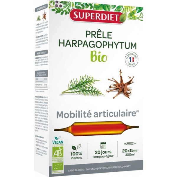 Prêle Harpagophytum Bio - 20 ampoules
