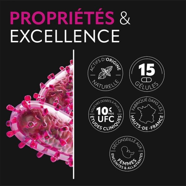 Probiotiques Flore Intestinale - 15 gélules