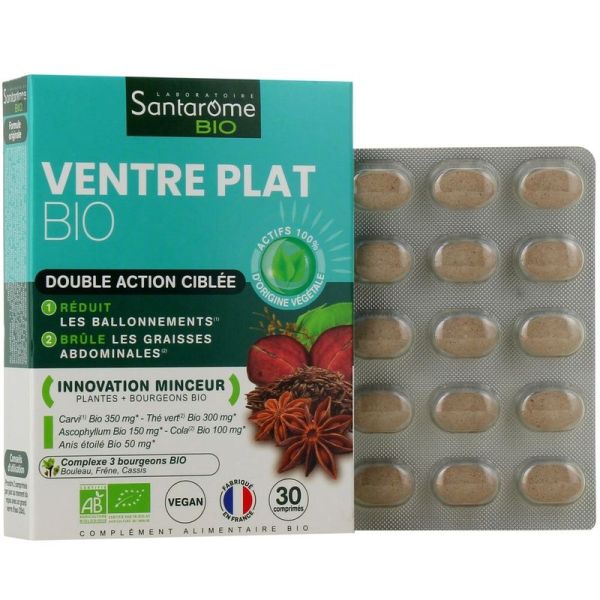 Ventre Plat Bio - 30 comprimés