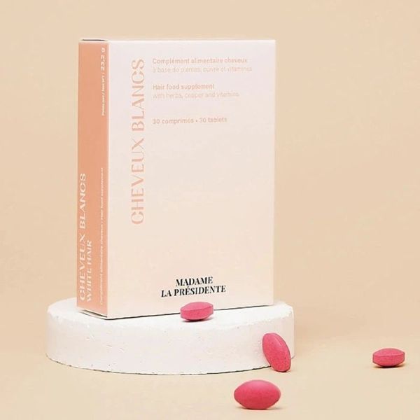 Compléments Alimentaires Cheveux Blancs - 30 comprimés