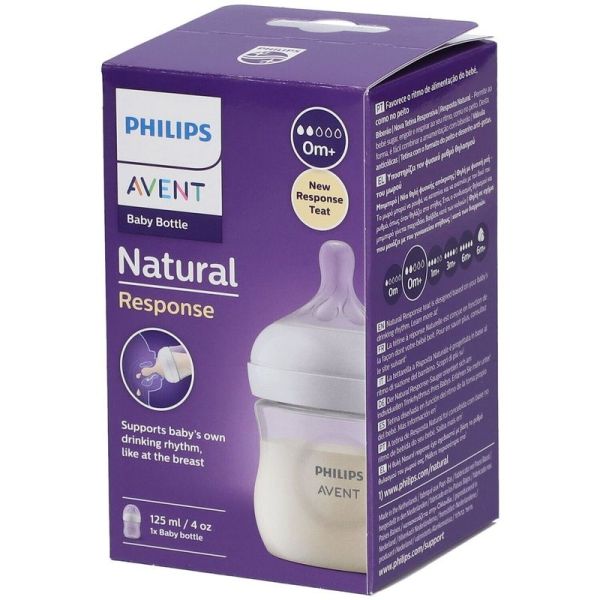 Natural Response Biberon Plastique - 125 ml