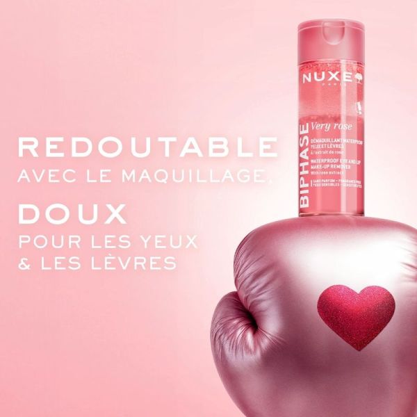 VERY ROSE Démaquillant Waterproof Yeux et Lèvres - Biphase - 100ml