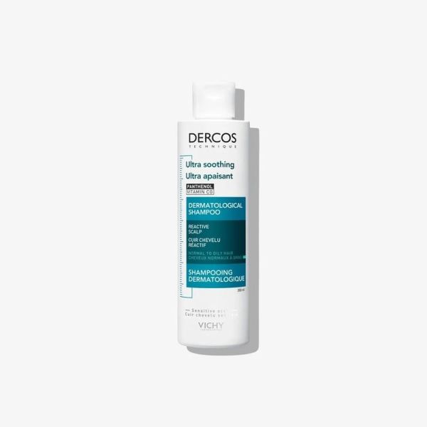 Shampooing ultra apaisant DERCOS - Cheveux normaux à gras - 200 ml