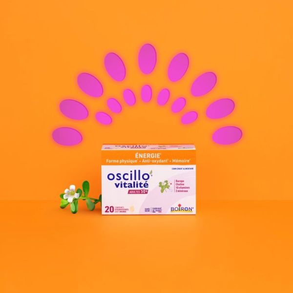 Oscillo Vitalité 50+ - 20 comprimés