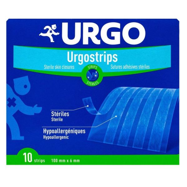 Urgostrips 6mmx100mm - 10 sutures