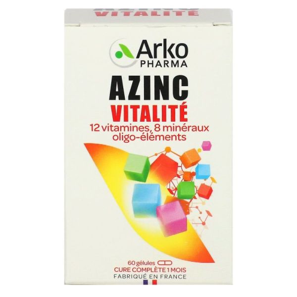 Azinc® Forme et Vitalité - 60 gélules