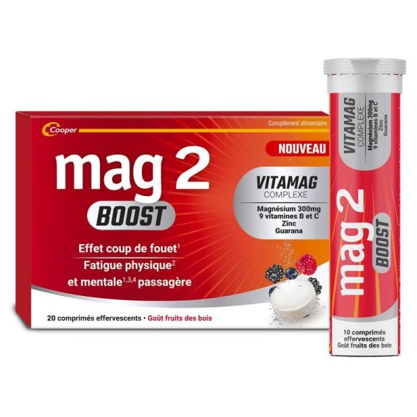 Mag 2 Boost comprimés - 20 comprimés