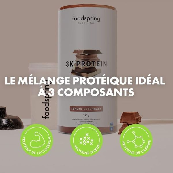 3K Whey en poudre Gout Chocolat- 750g
