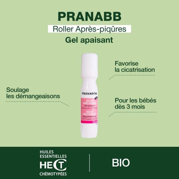 PranaBB Roller après piqûres bébé - 15ml