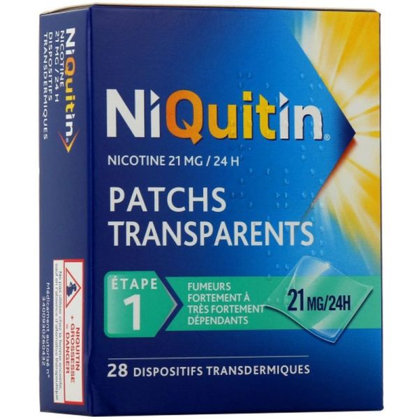 Patchs Nicotine 21mg/24h - 28 patchs