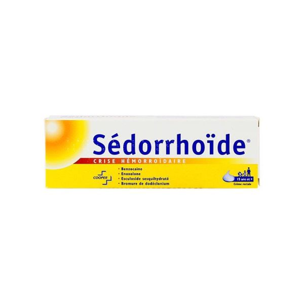 SEDORRHOIDE CRISE HEMORROIDAIRE, crème rectale - 30g