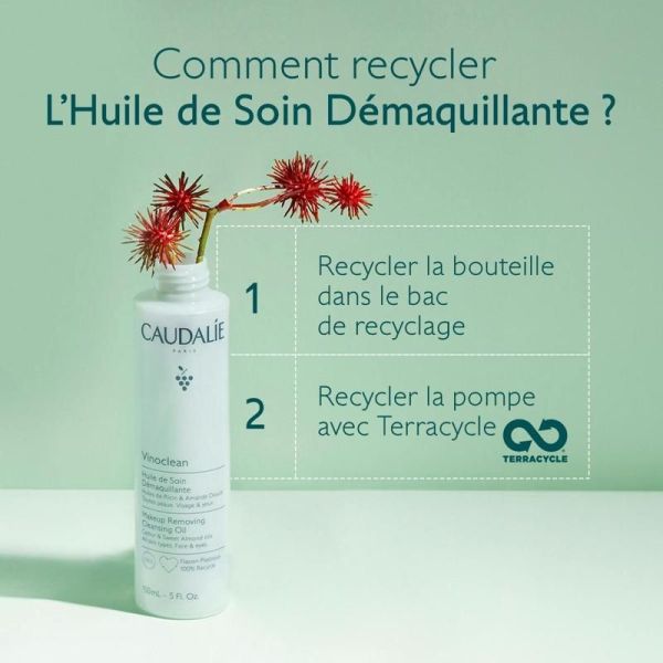 Vinoclean Huile de Soin Démaquillante - 150mL
