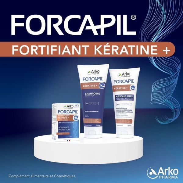 Anti-gaspillage Kératine Masque soin double usage - 200 ml
