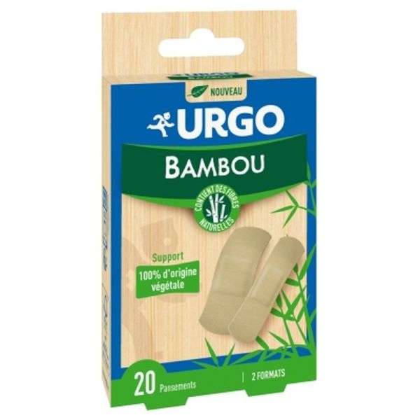 Pansements en fibres naturelles de bambou - 20 pansements