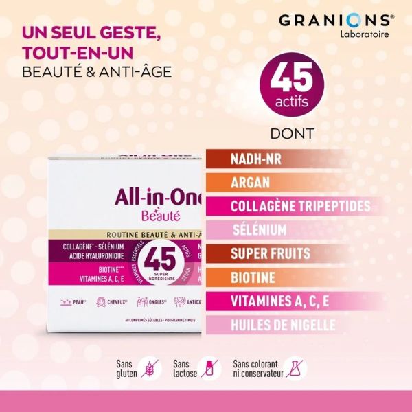 All In One - Beauté et Anti-Âge - 60 comprimés