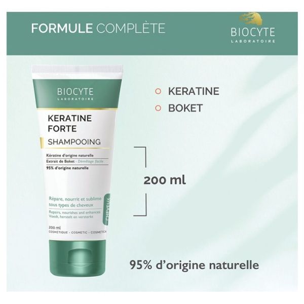 Keratine Forte Shampoing - 200 ml