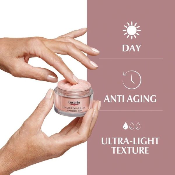 HYALURON-FILLER + ELASTICITY Soin de Jour Rose SPF 30 - 50 ml