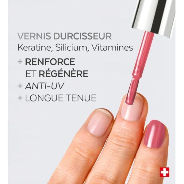 Vernis Color Strong Durcisseur - Bois de rose - 8 ml
