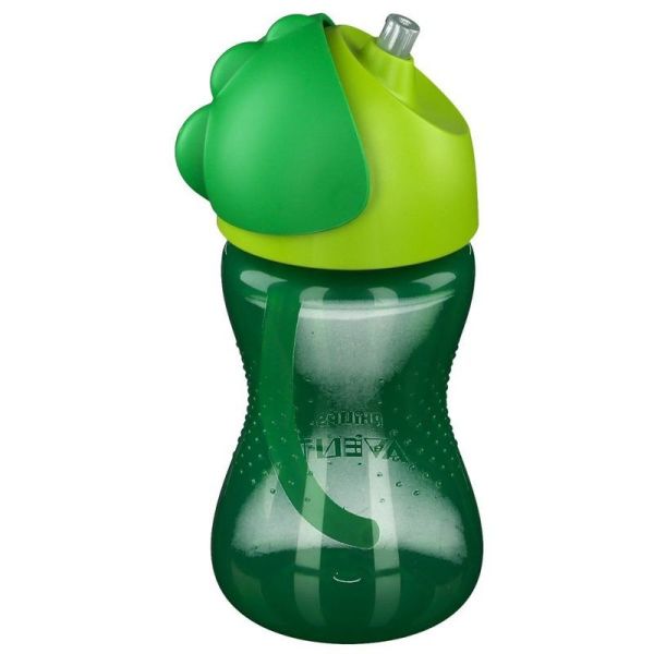 Tasse à Paille Courbée Verte - 300ml