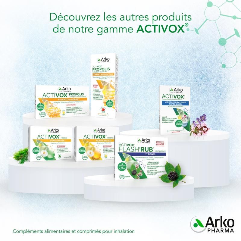 Activox® Comprimé à Sucer Citron - 24 comprimés